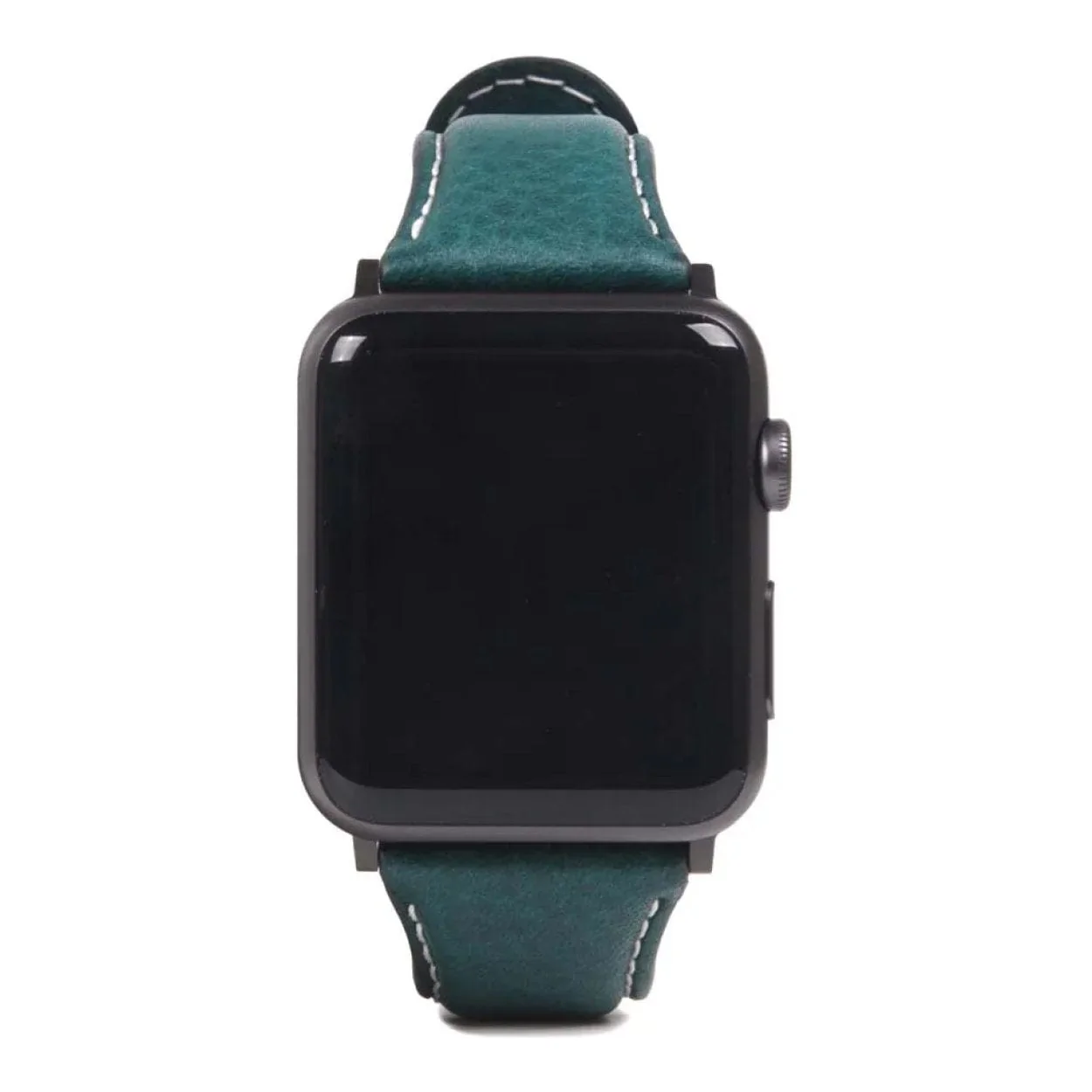 SLG D6 Italian Minerva Box Leather Strap for Apple Watch Blue SD-D6M-S-AW44-BL - Image 3