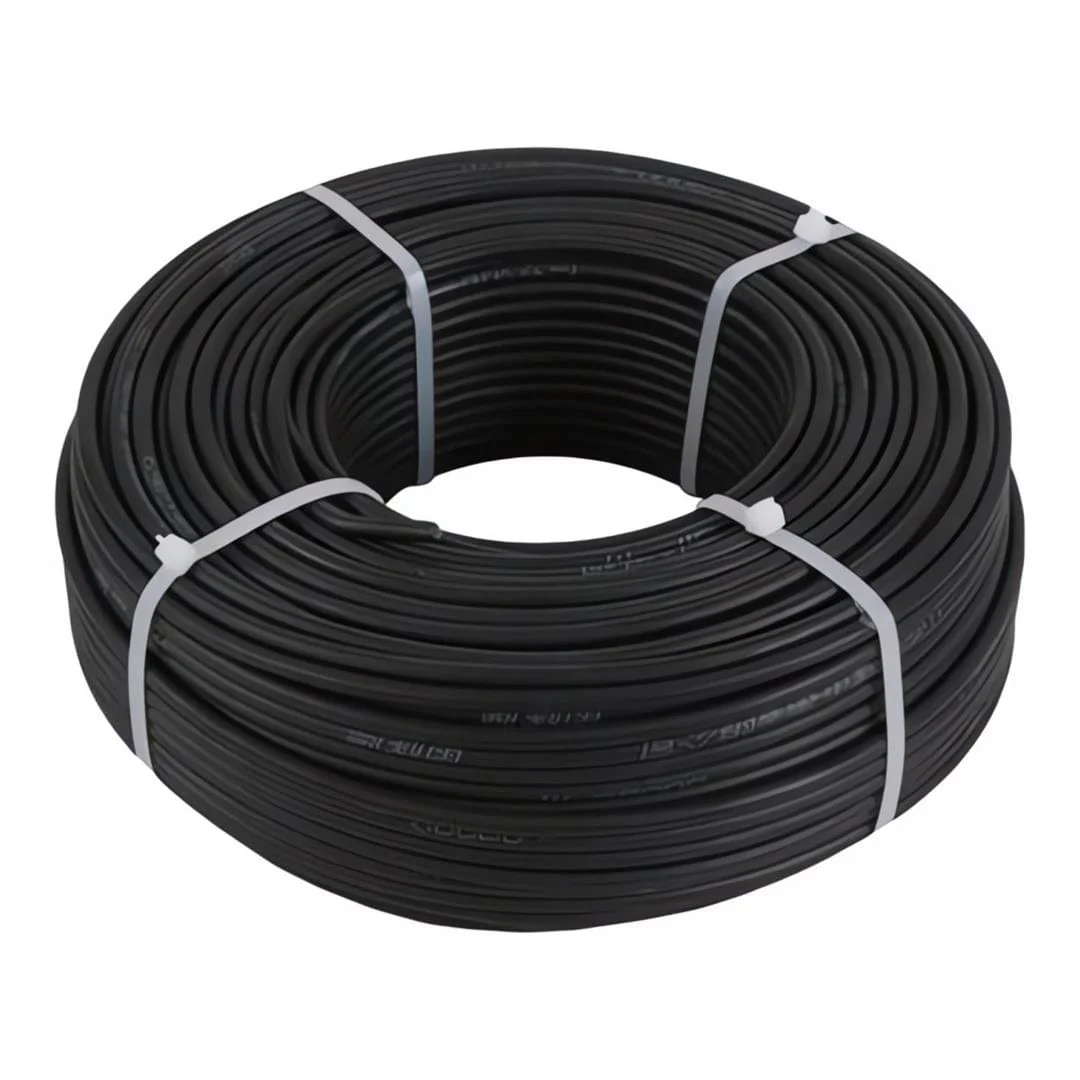 Solarix 6mm Single Core Solar Photovoltaic PV Cable Black 100m Roll SOLPV6MMBLACK