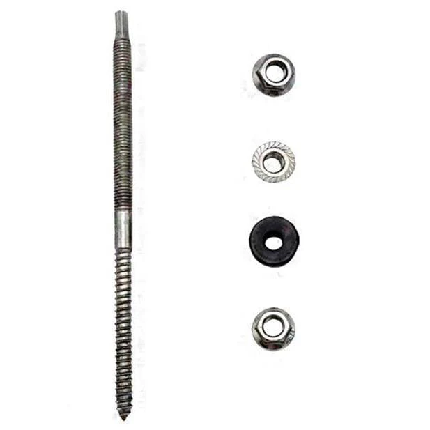 Solarix IBR Hanger Bolt Screw for D-RAIL 8mm - Wood SOLSIBRHBW01 - Image 2