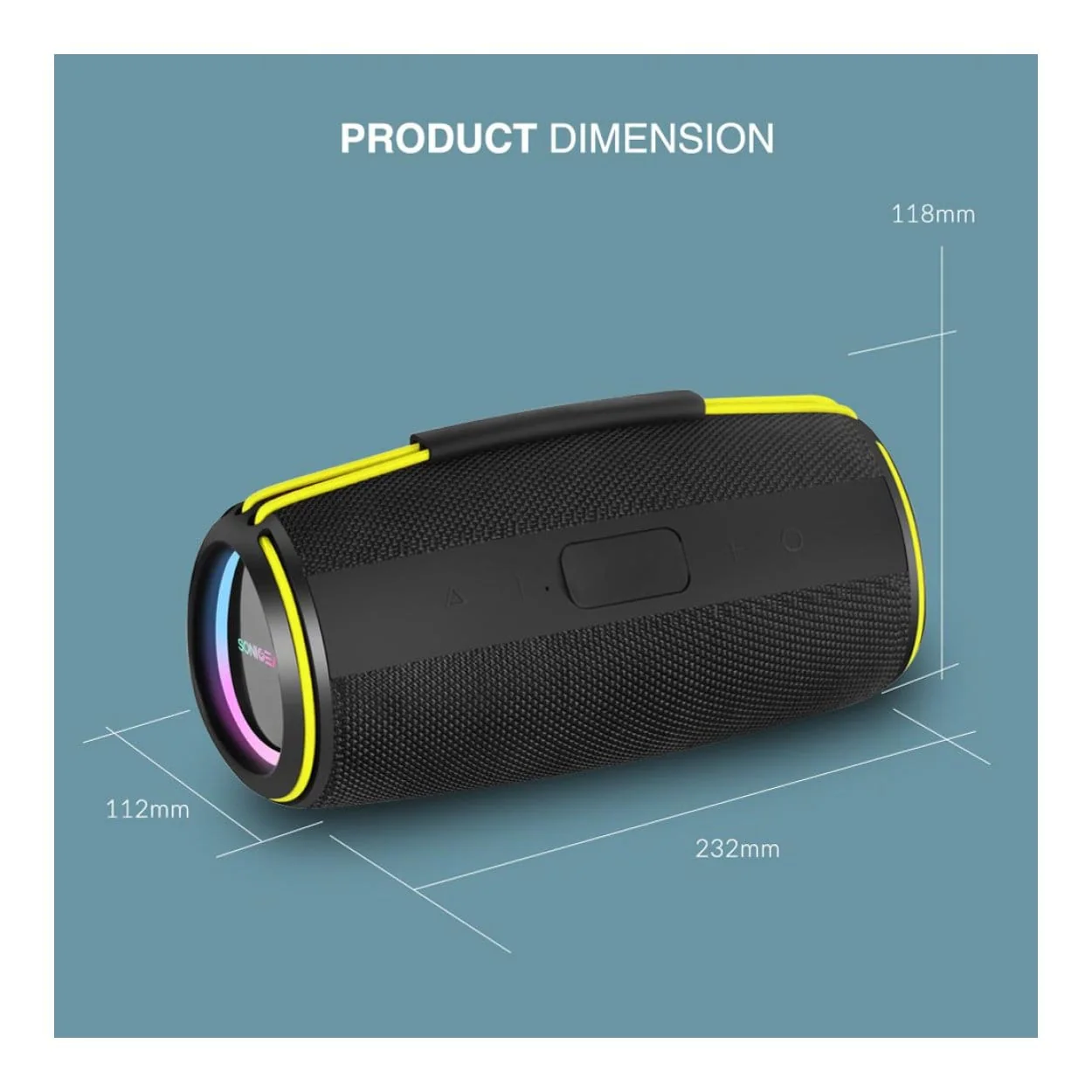 SonicGear SonicGo Boom 6 Portable Bluetooth Speaker SONICGOBOOM6 - Image 13