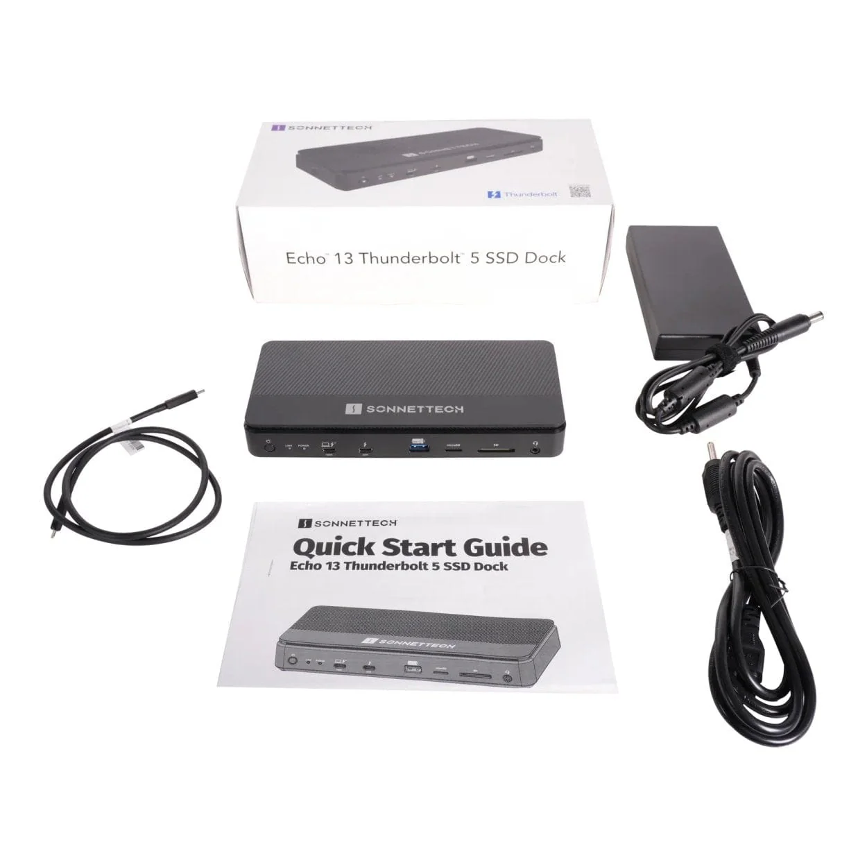 Sonnet Echo 13 Thunderbolt 5 Docking Station with 4TB SSD - Black ECHO-DK13-4TB5 - Image 4