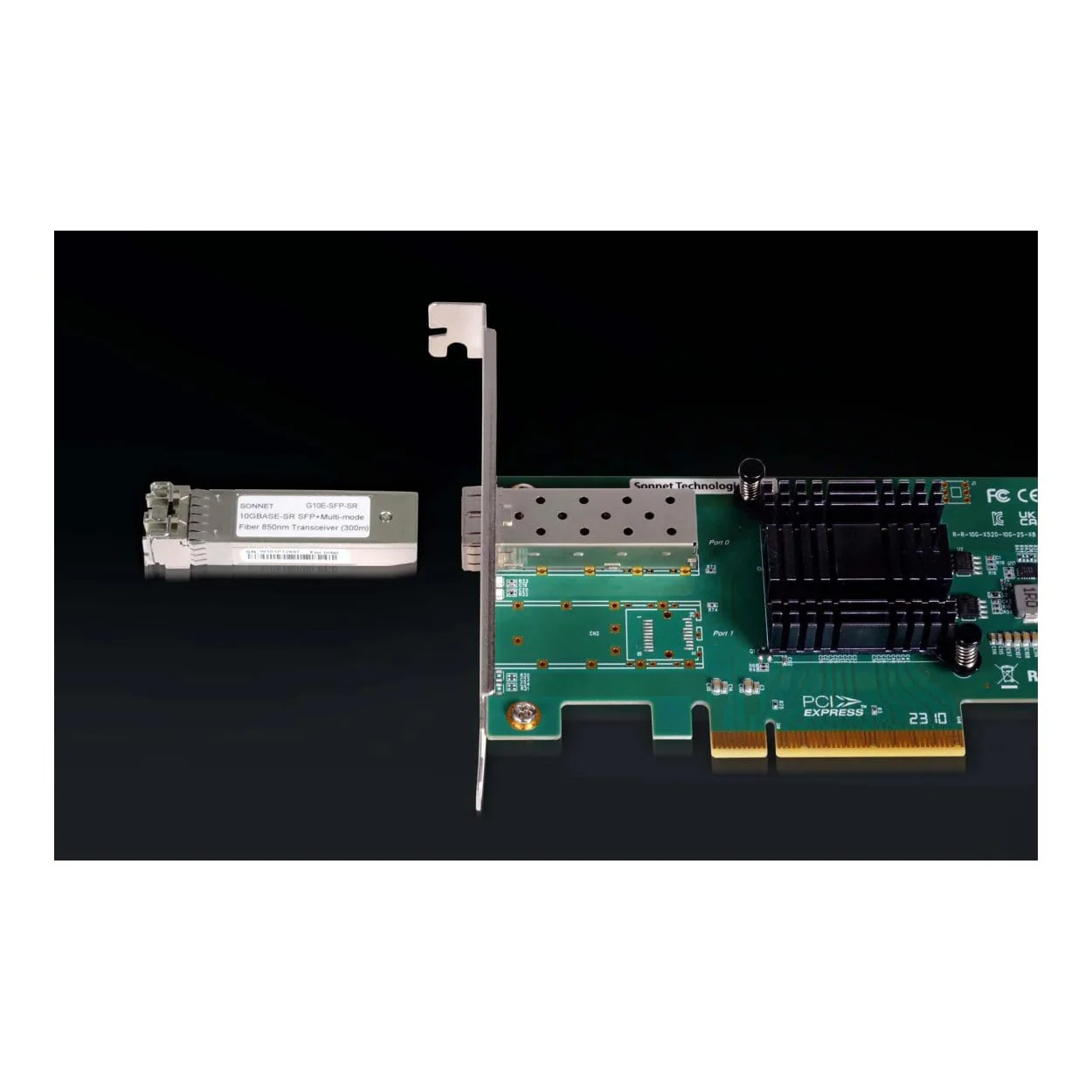 Sonnet Solo10G Single-port SFP+ V2 PCIe Card G10E-SFP-1XN-E3 - Image 3