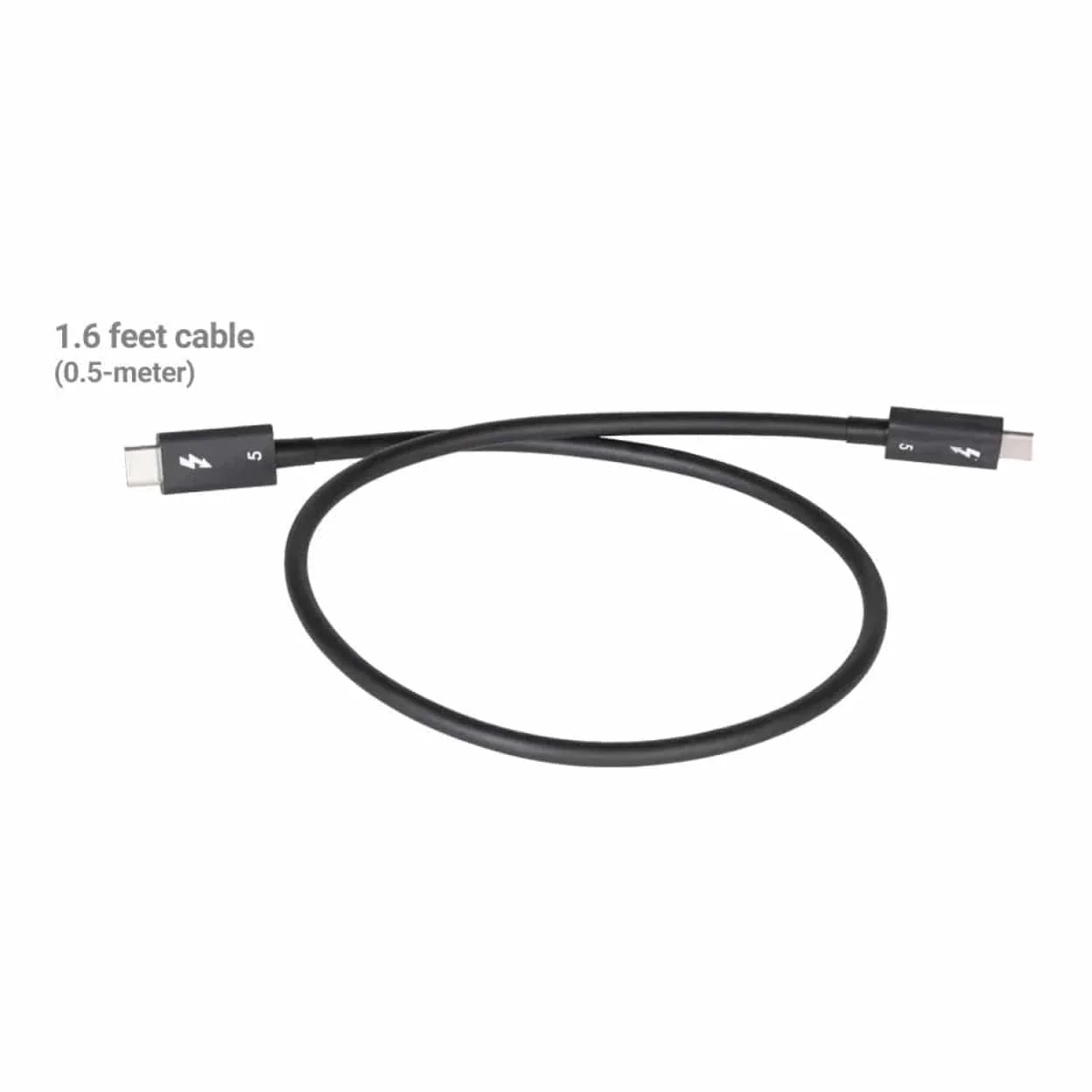 Sonnet Thunderbolt 5 Cable 0.5m Black TCB-TB5-05M - Image 2