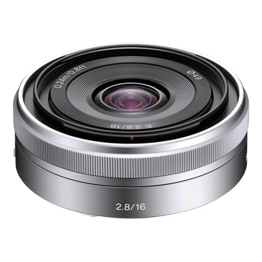 Sony E 16mm f/2.8 Camera Lens Silver SOE16F28
