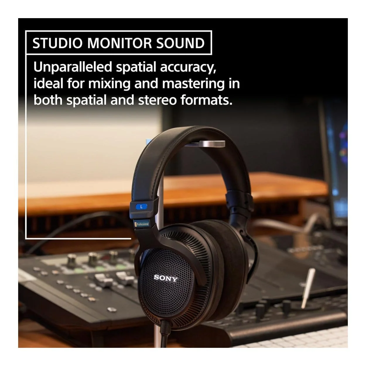 Sony MDR-MV1 Studio Wired Headset Black - Image 5
