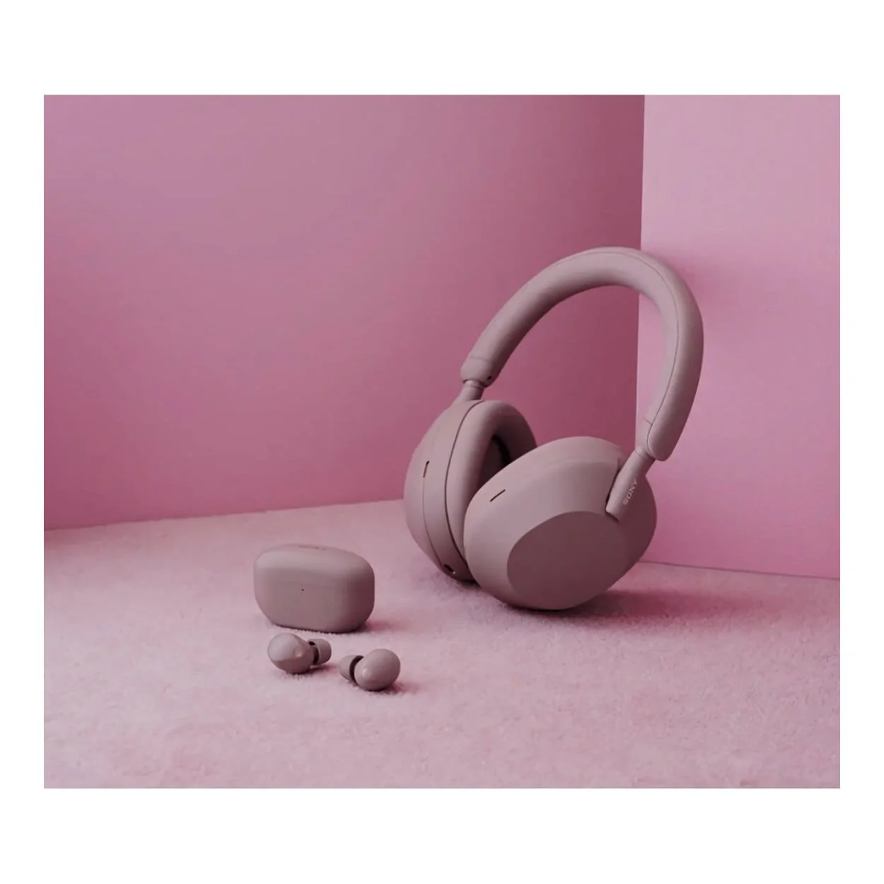 Sony WF-1000XM5 TWS Wireless Noise Cancelling Earbuds - Smoky Pink - Image 4