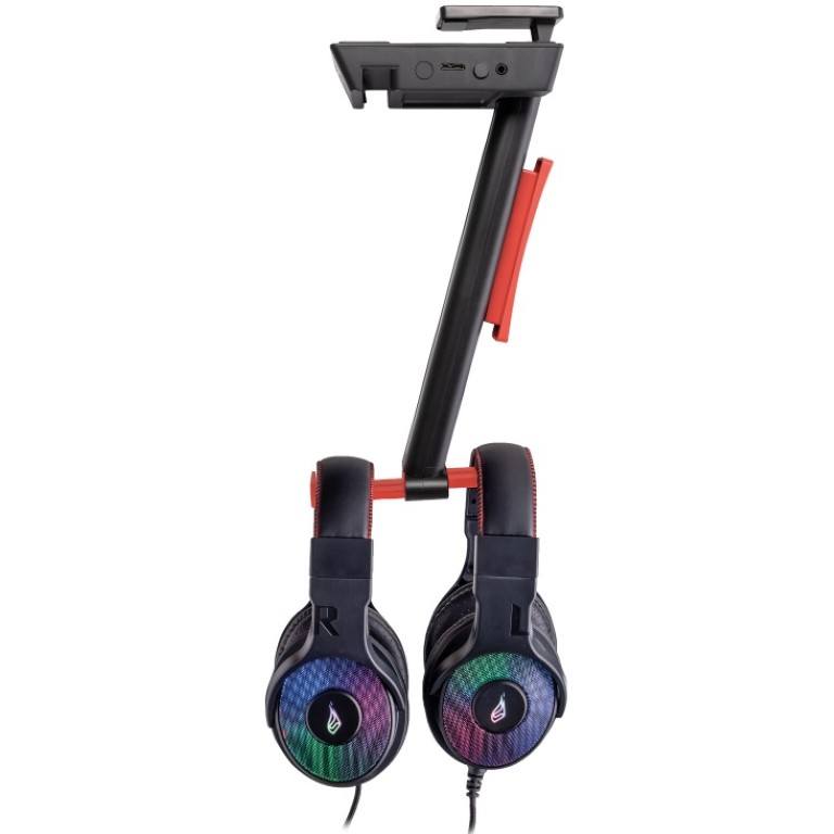 SureFire Vinson N2 RGB Dual Gaming Headset Stand with USB Hub Black 48847 - Image 3