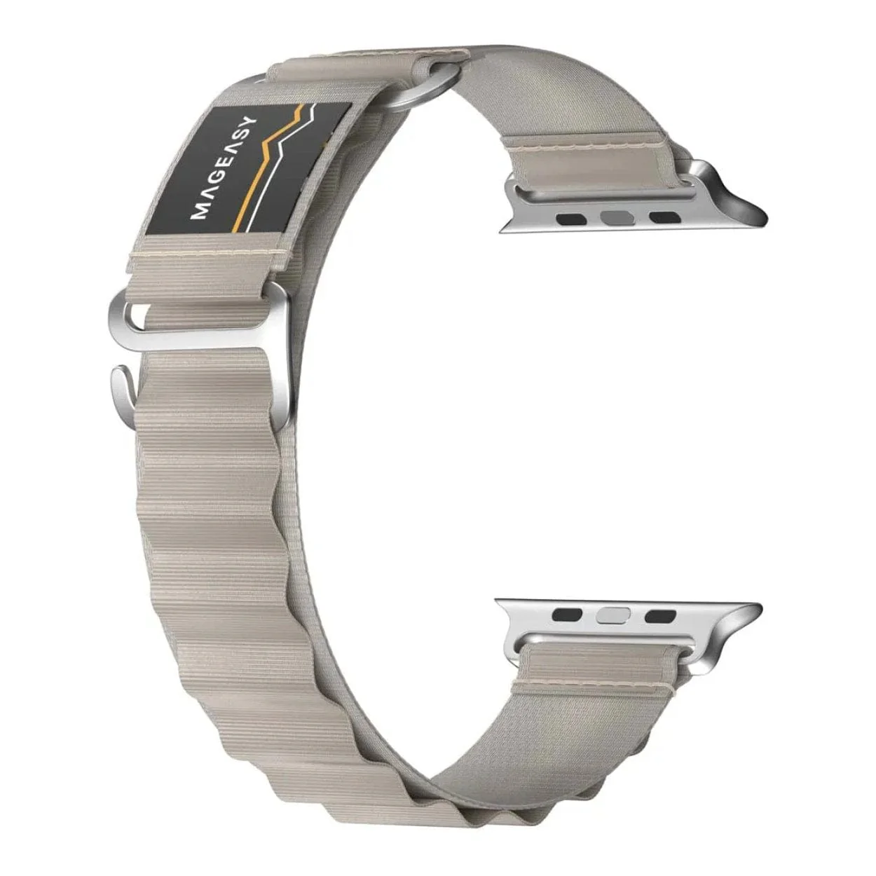 SwitchEasy 41mm Active Sport G-hook Watch Loop for Apple Watch Starlight MAW341160SI23 - Image 2