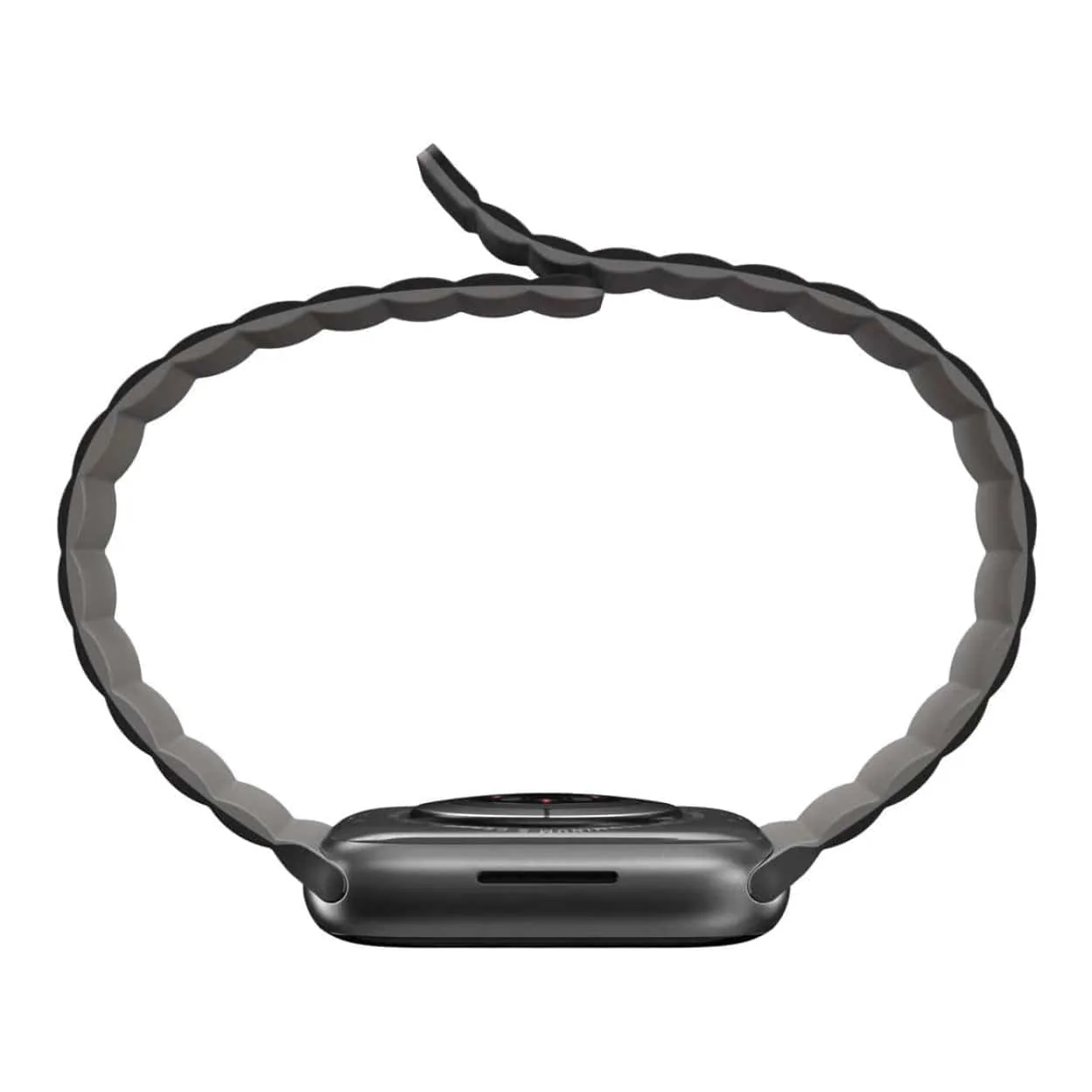 SwitchEasy 45mm Skin Silicone Magnetic Watch Band for Apple Watch Black MAW245078BK22 - Image 3
