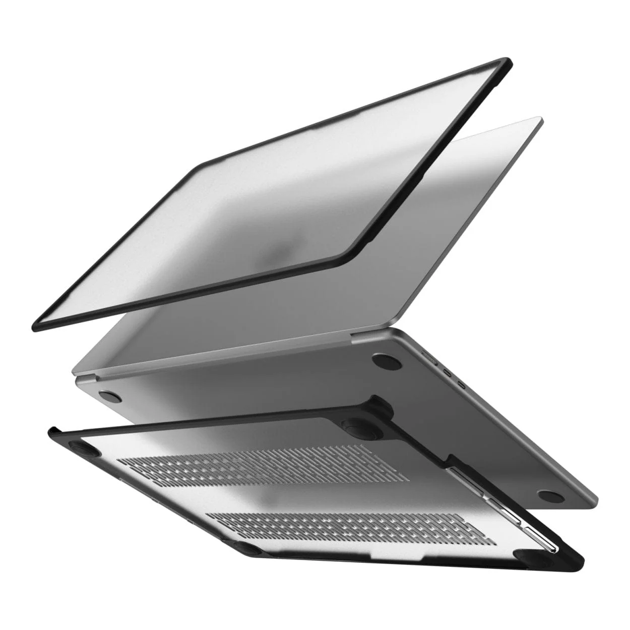 SwitchEasy Defender 13.6-inch Protective Case for MacBook Air - Transparent SMB136092TR23 - Image 4