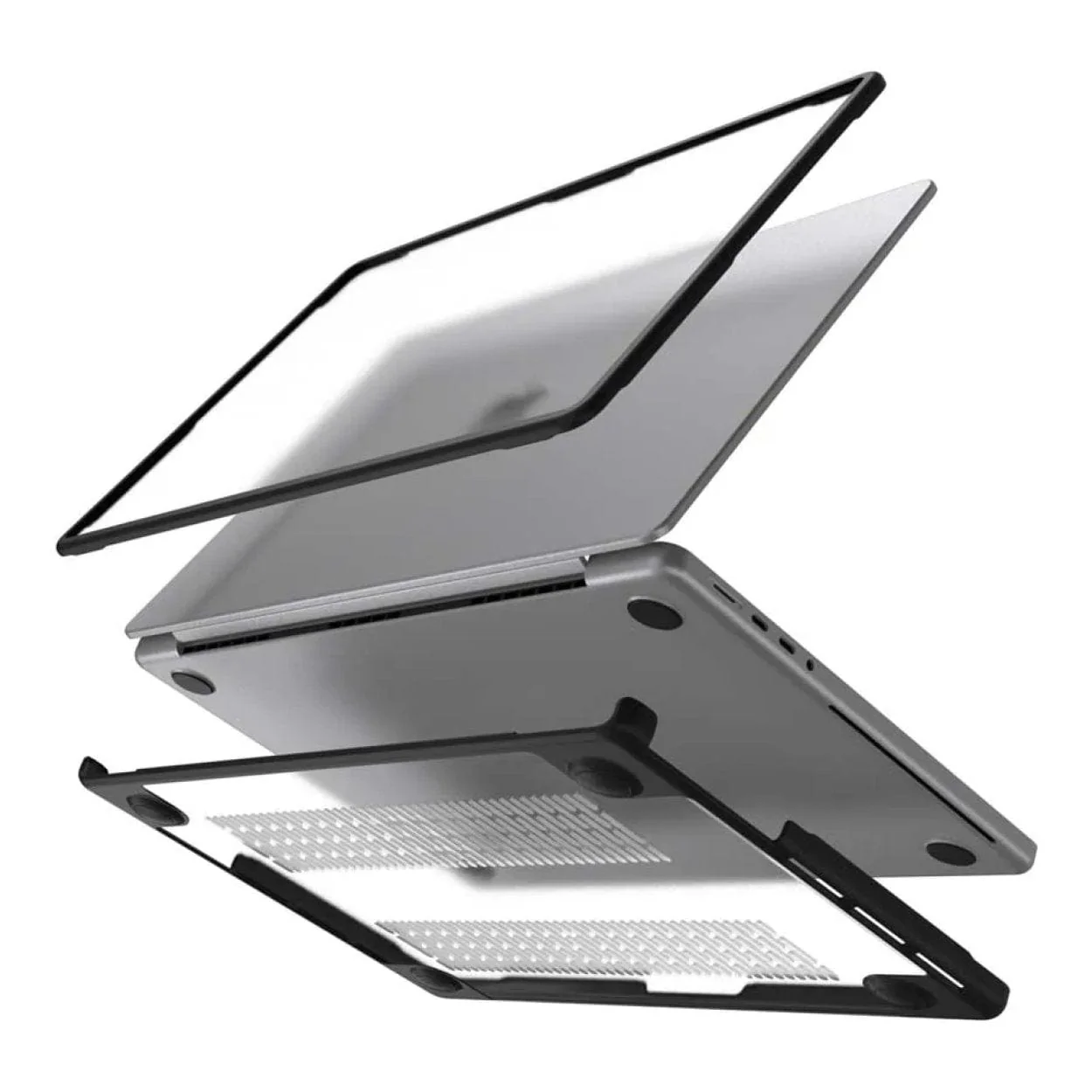 SwitchEasy Defender 14-inch Protective Case for MacBook Pro - Transparent SMBP14092TR23 - Image 2