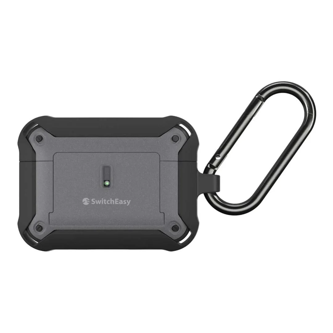SwitchEasy Guardian Rugged Protective Case for AirPods Pro 2 - Grey SAPAP2091GR23