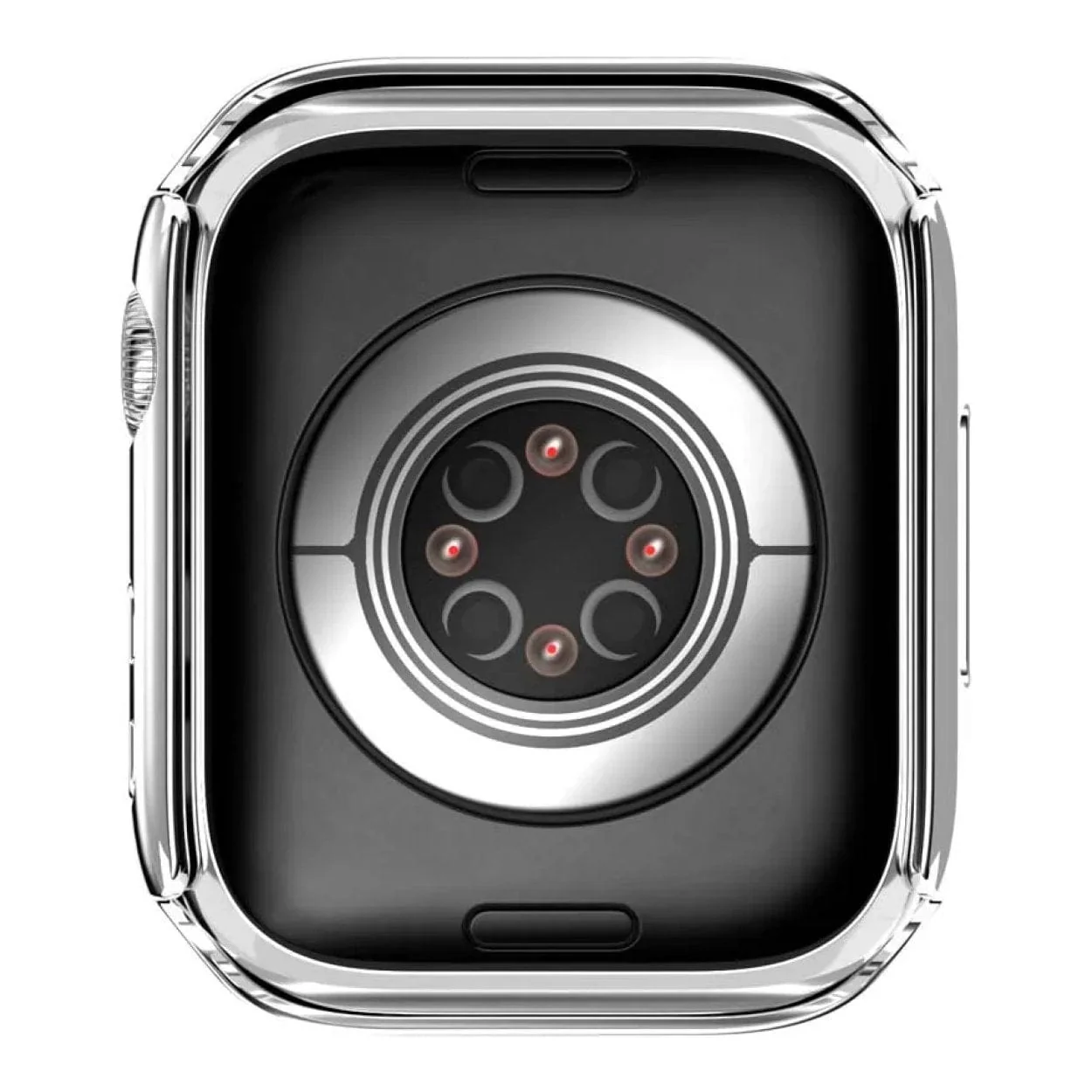 SwitchEasy Hybrid Tempered Glass Protective Case for Apple Watch Sliver SAW841089SV22 - Image 6