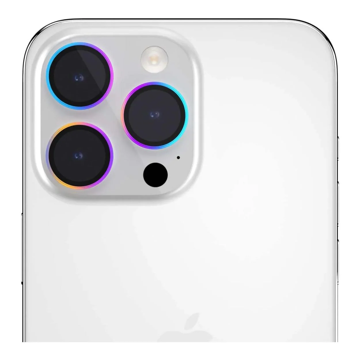 SwitchEasy LenzGuard Sapphire Lens Protector for iPhone 15 Pro - Rainbow - Image 3