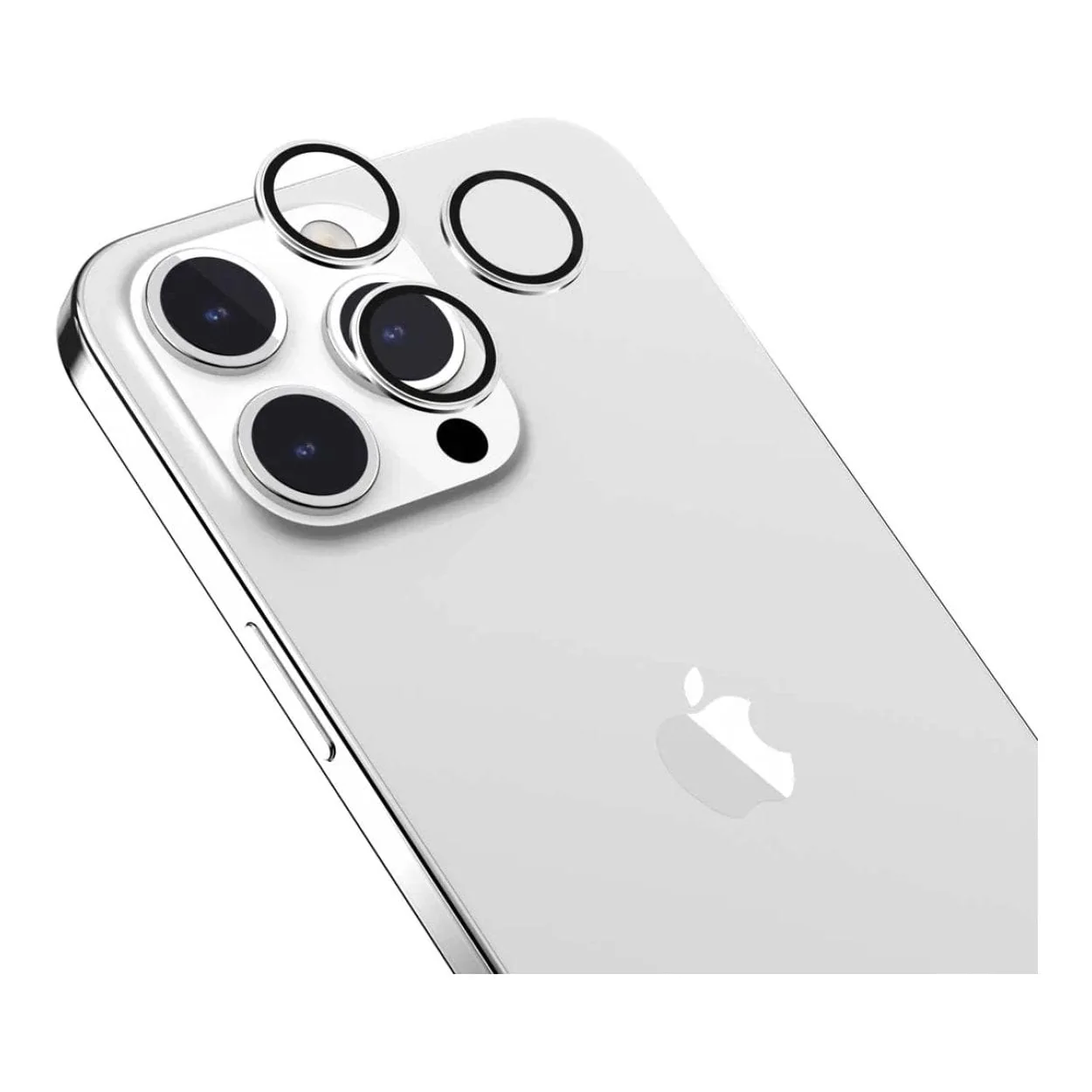 SwitchEasy LenzGuard Sapphire Lens Protector for iPhone 15 Pro - Silver - Image 5