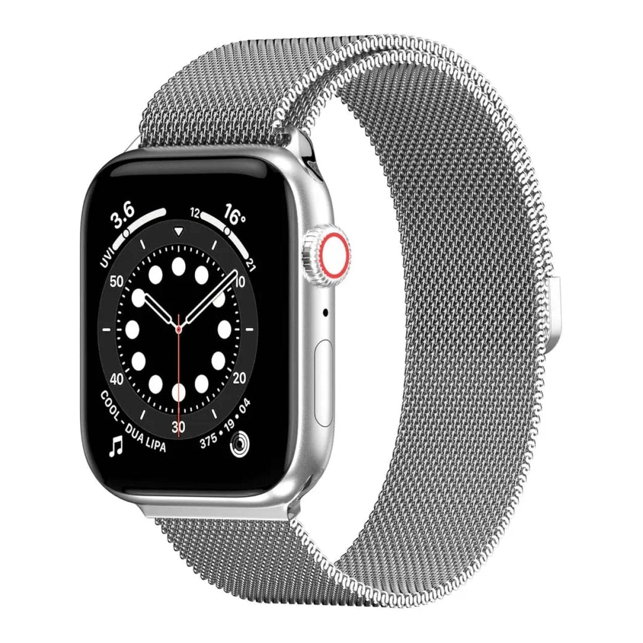 SwitchEasy Mesh 41mm Stainless Steel Loop for Apple Watch - Silver SAW801032SV22 - Image 2