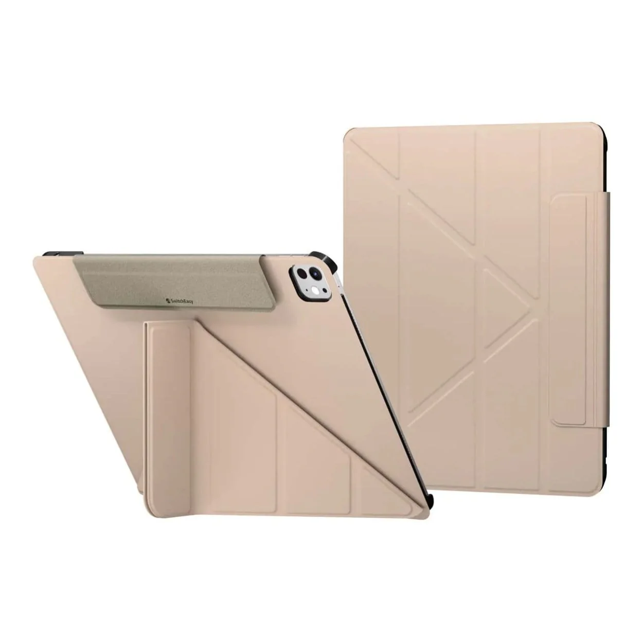 SwitchEasy Origami 13-inch Folio Tablet Case for iPad Pro - Pink Sand SPD249093PS24 - Image 7