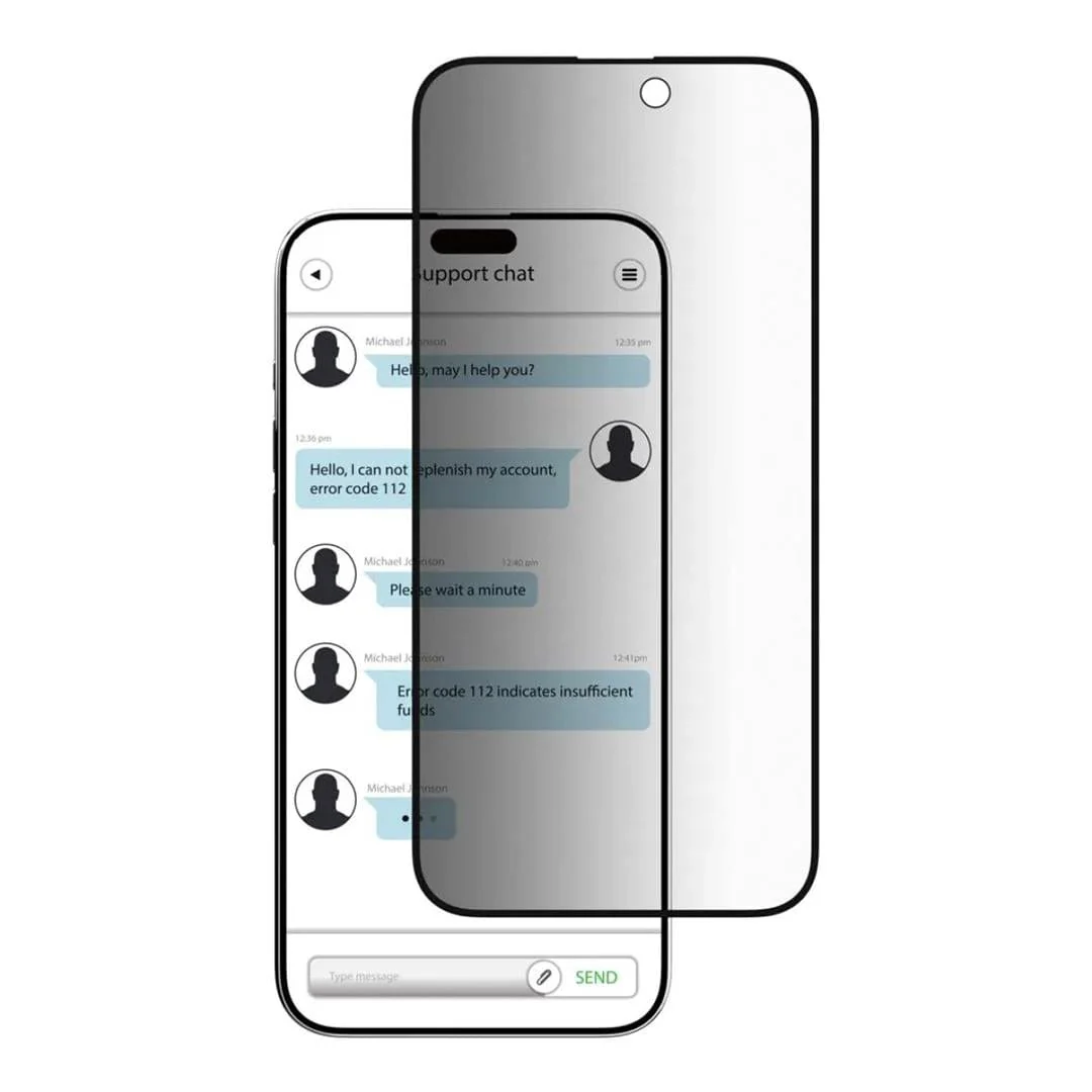 SwitchEasy Privacy Screen Protector for iPhone 16 - Clear SPH661053TR24
