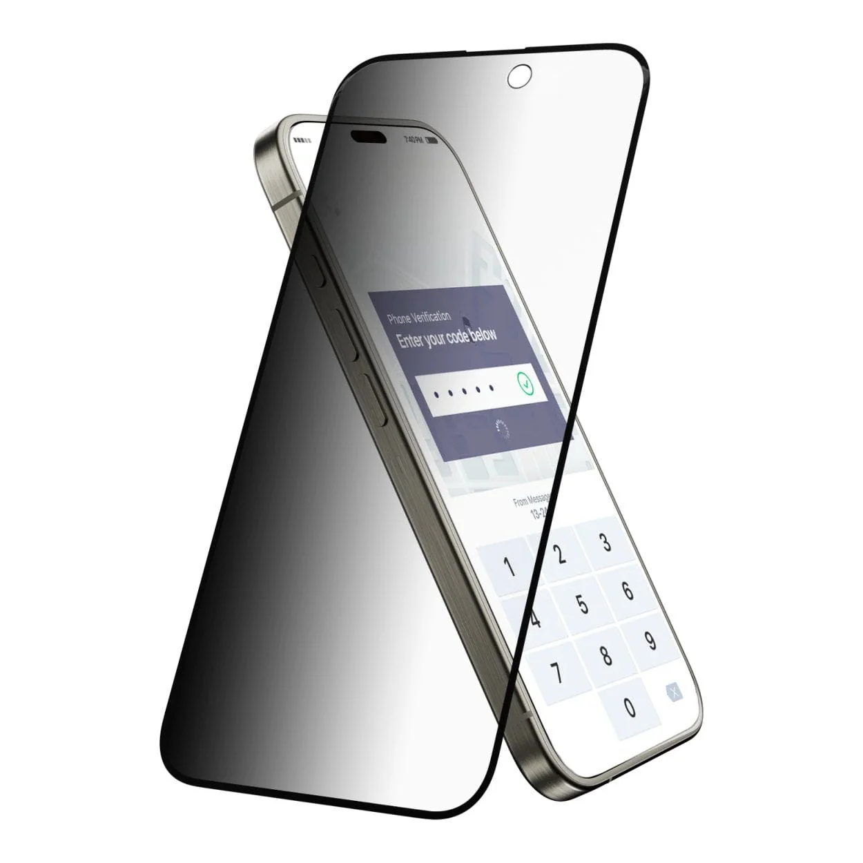 SwitchEasy Privacy Screen Protector for iPhone 16 Pro Max - Clear SPH67P053TR24 - Image 2