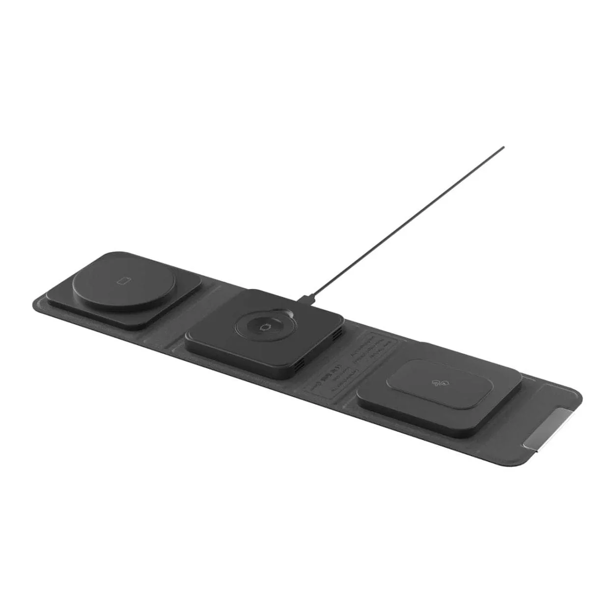SwitchEasy TrioCharge 3-in-1 Portable Folding Charger Black SAAIWA181BK23 - Image 2