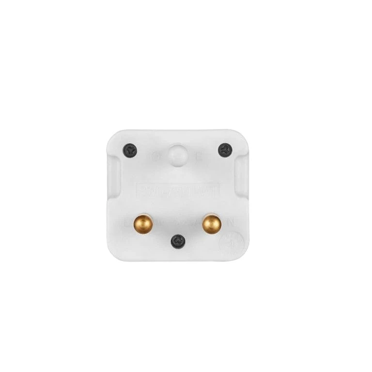 Switched 1-way Top Loader Euro Socket Adapter White SWD-72001-WT - Image 2