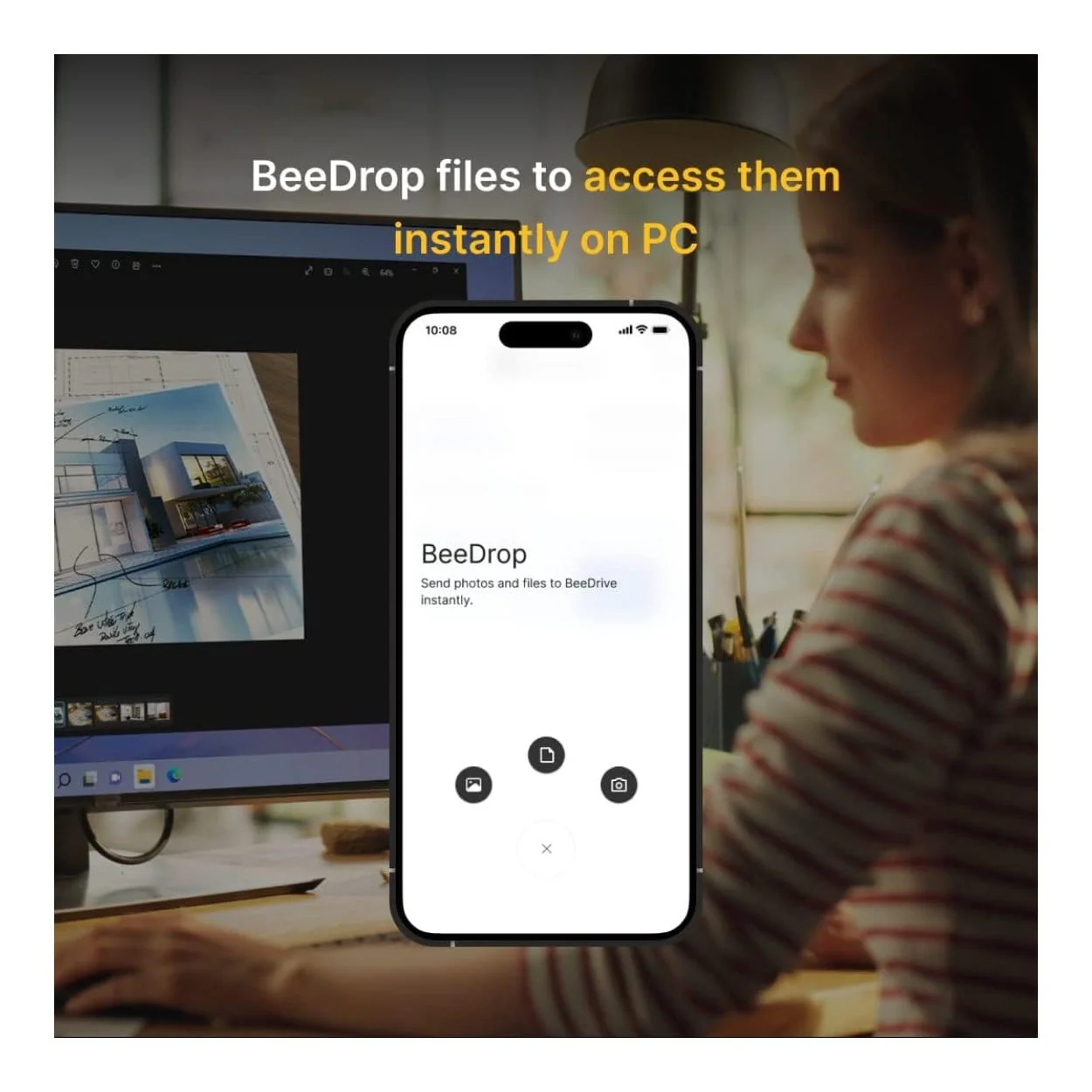 Synology BeeDrive 2TB USB-C Black External Hard Drive BDS70-2T - Image 7
