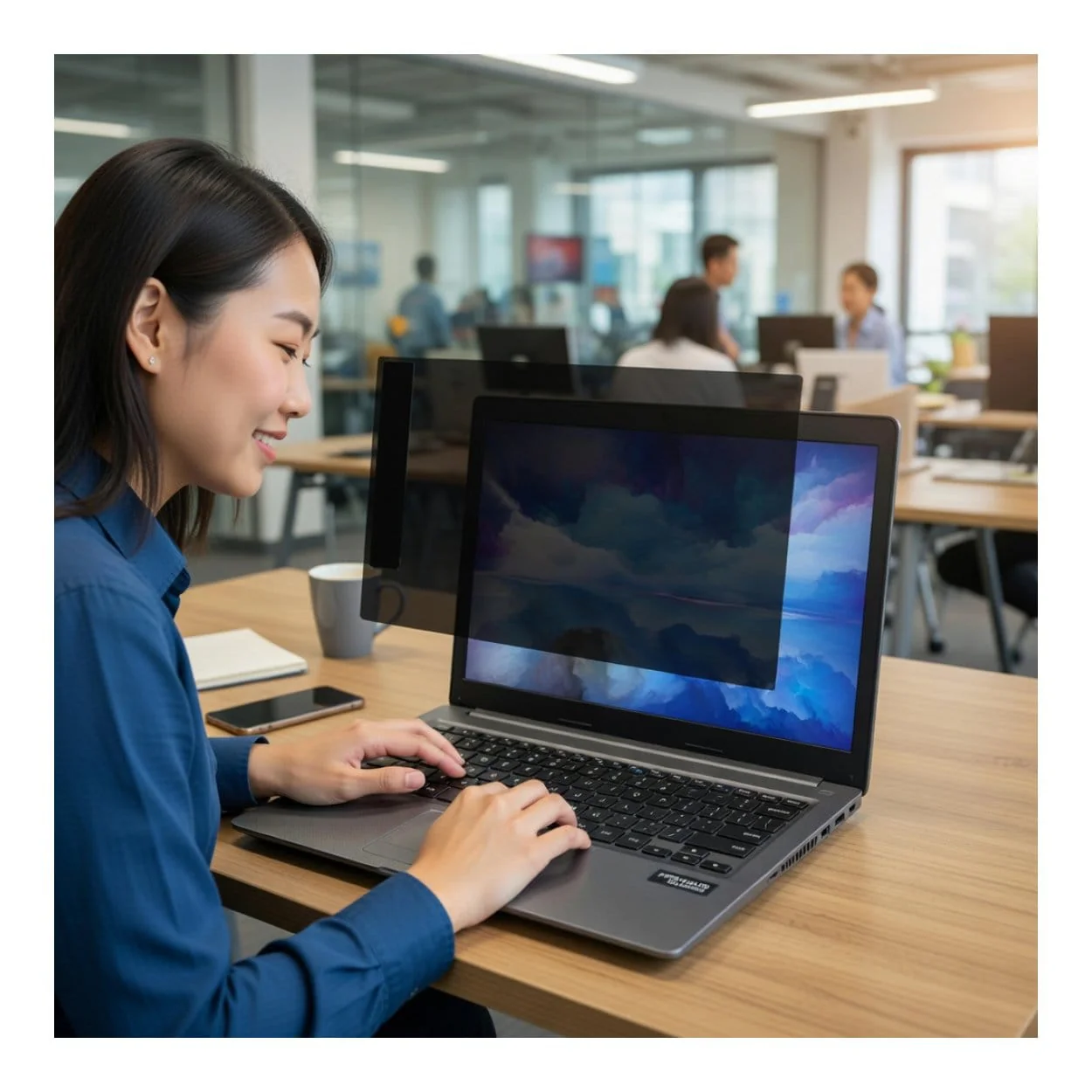 Targus 4Vu Magnetic Privacy Screen for 14-inch (16:10) Notebooks ASM140W1GL - Image 2
