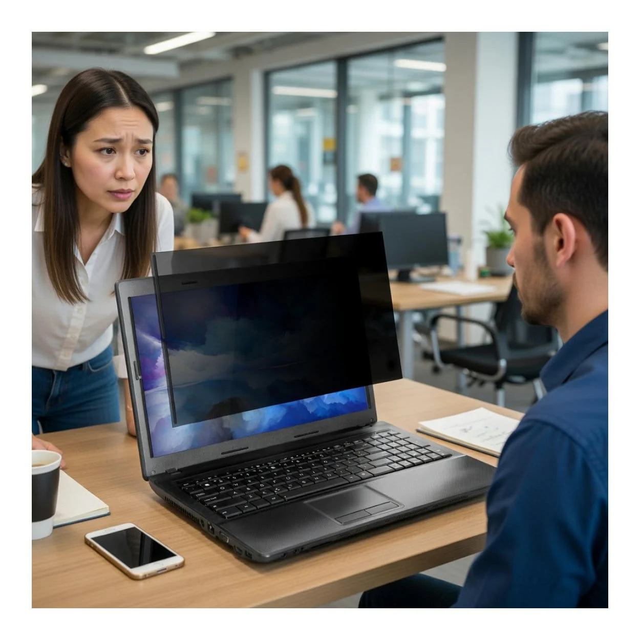Targus 4Vu Magnetic Privacy Screen for 14-inch (16:10) Notebooks ASM140W1GL - Image 3