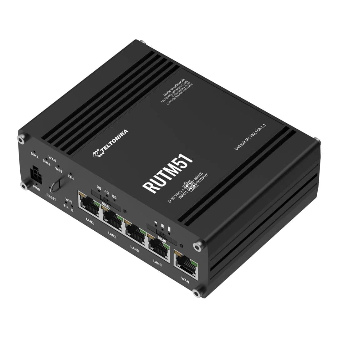Teltonika RUTM51 5G Industrial Router