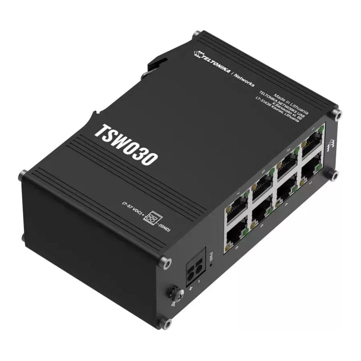 Teltonika TSW030 Industrial 8-port Ethernet Switch - Image 3