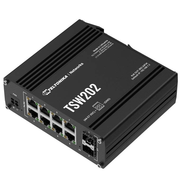 Teltonika TSW202 L2 Gigabit Ethernet PoE Managed Switch - Image 2