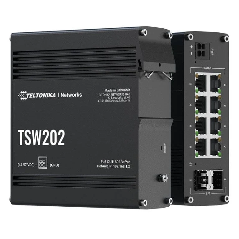 Teltonika TSW202 L2 Gigabit Ethernet PoE Managed Switch - Image 3