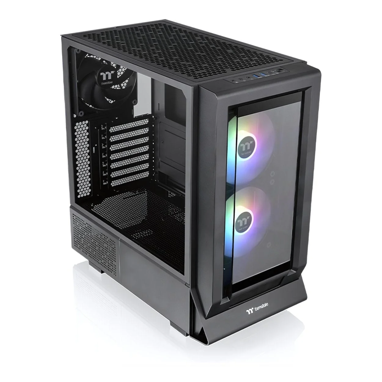 Thermaltake Ceres 350 MX Midi Tower ATX Black PC Case CA-1Z3-00M1WN-00 - Image 4