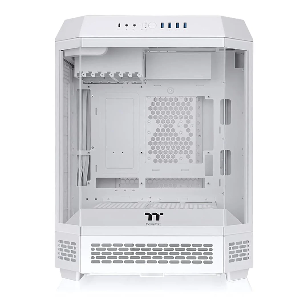 Thermaltake The Tower 600 Mid Tower ATX Snow Gaming PC Case CA-1Z1-00M6WN-00