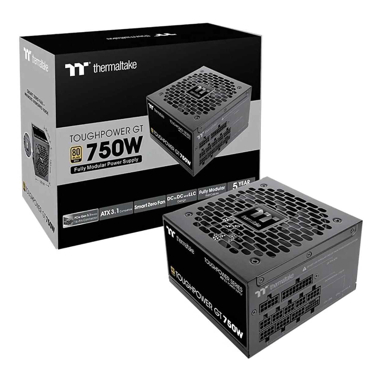 Thermaltake Toughpower GT 750W 80 Plus Gold ATX Power Supply PS-TPT-0750FNFAGE-3 - Image 6