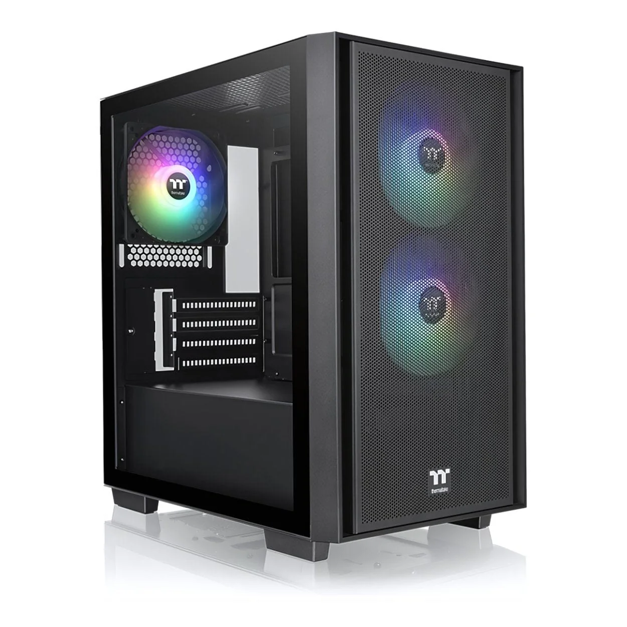 Thermaltake Versa H16 TG ARGB Micro Tower Black Gaming PC Case CA-1Y8-00S1WN-02 - Image 2