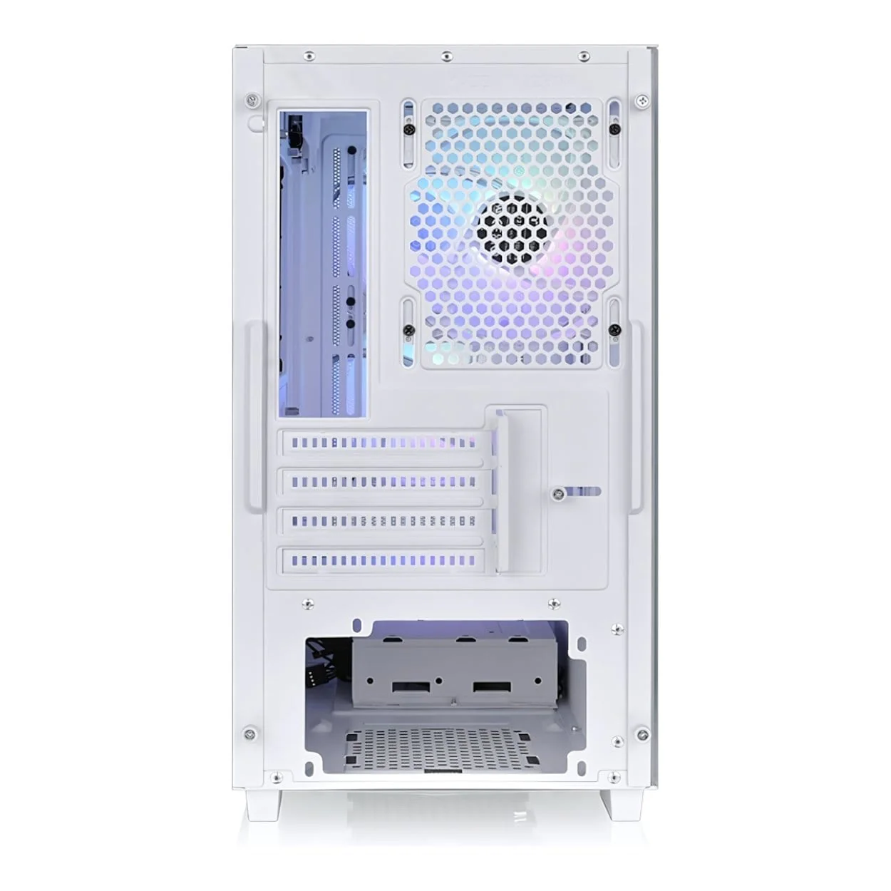 Thermaltake Versa H16 TG ARGB Micro Tower Snow Gaming PC Case CA-1Y8-00S6WN-01 - Image 5