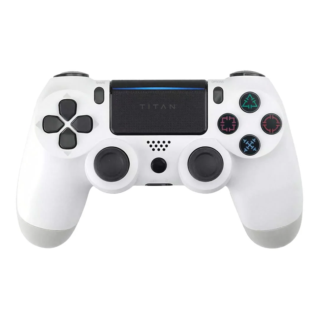 Titan Wireless Bluetooth Gaming Controller for PlayStation Console White TIT-VW-169-WHT