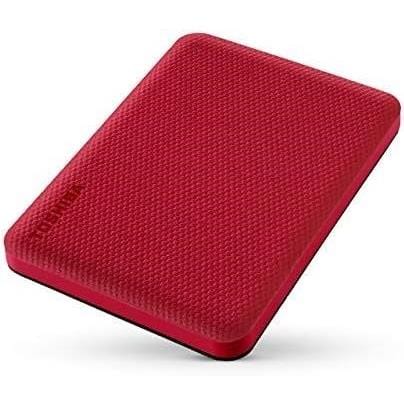 Toshiba Canvio Advance 2.5-inch 1TB USB Type-A Red External Hard Drive HDTCA10ER3AA - Image 2