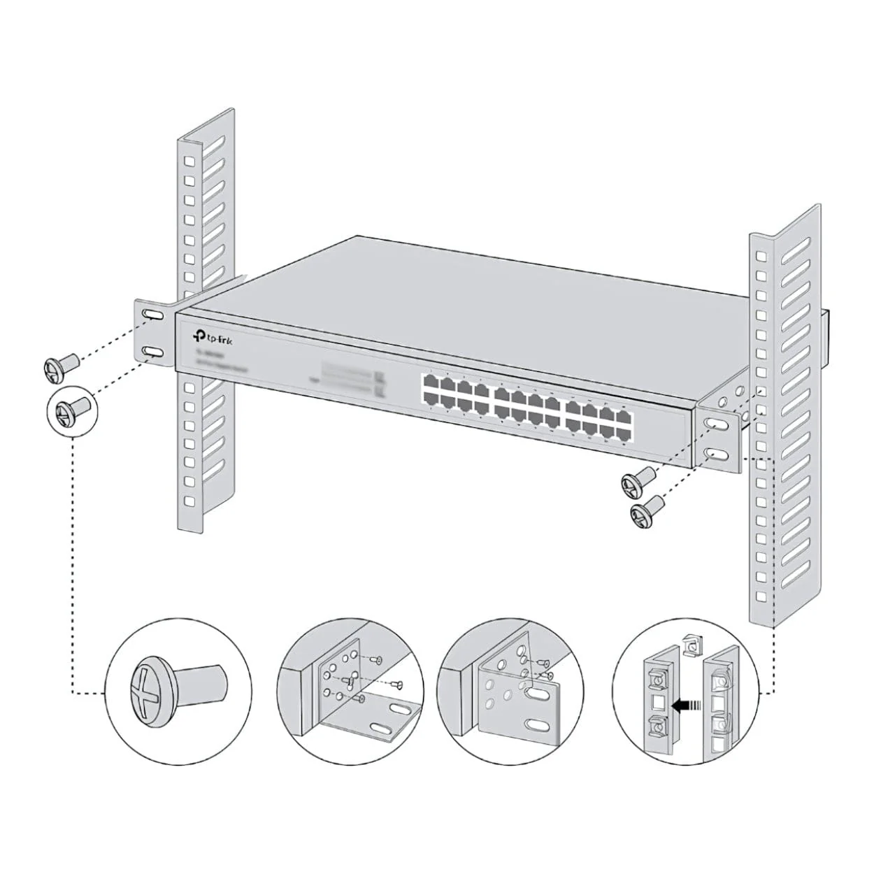 TP-Link 13-inch Switch Rack Mount Kit - Image 3