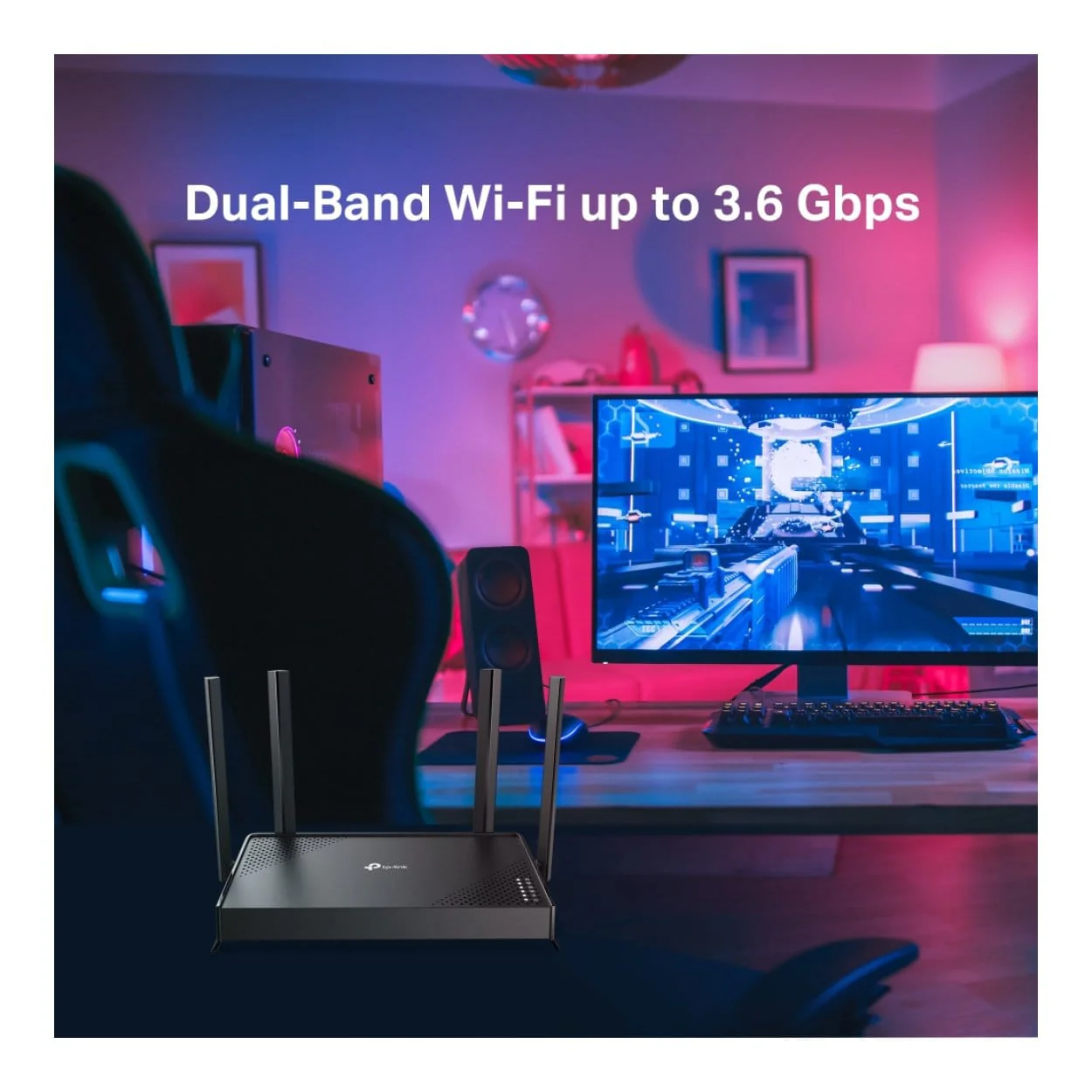 TP-Link Archer BE220 Dual-band Wireless Router Black - Image 6