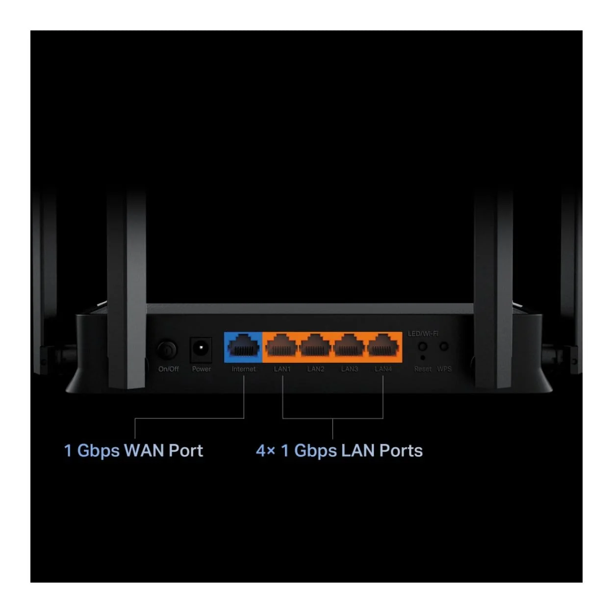 TP-Link Archer BE220 Dual-band Wireless Router Black - Image 7