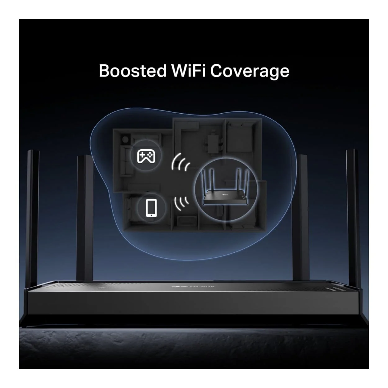 TP-Link Archer BE220 Dual-band Wireless Router Black - Image 8