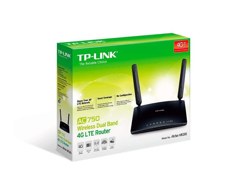 TP-Link Archer MR200 AC750 Dual-Band Wi-Fi 5 4G LTE Router - Image 6