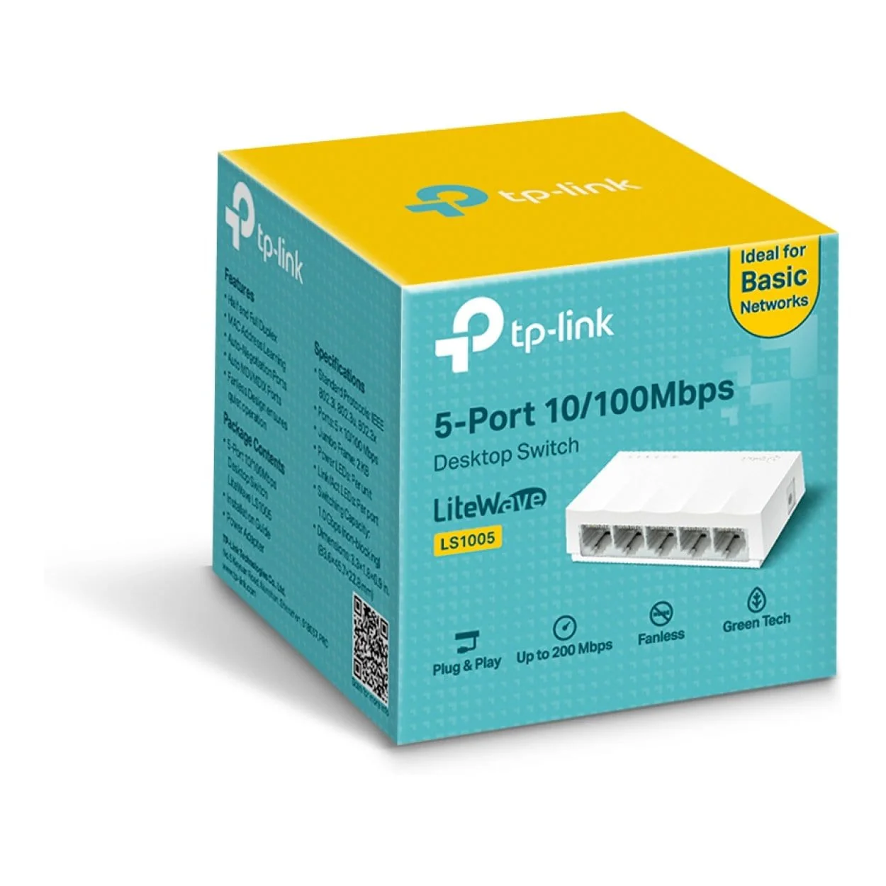 TP-Link LiteWave LS1005 5-port Fast Ethernet Desktop Unmanaged Switch - Image 11