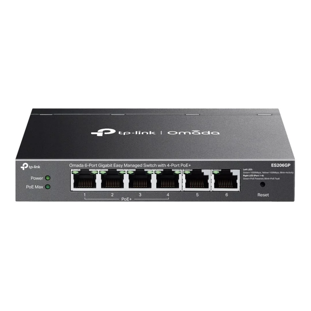 TP-Link Omada ES206GP 6-port Gigabit Easy Managed Switch
