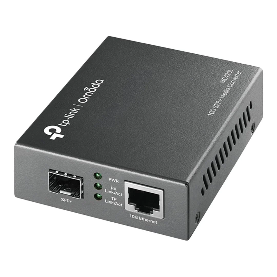 TP-Link Omada MC420L 10G Multi-Gigabit SFP+ Media Converter