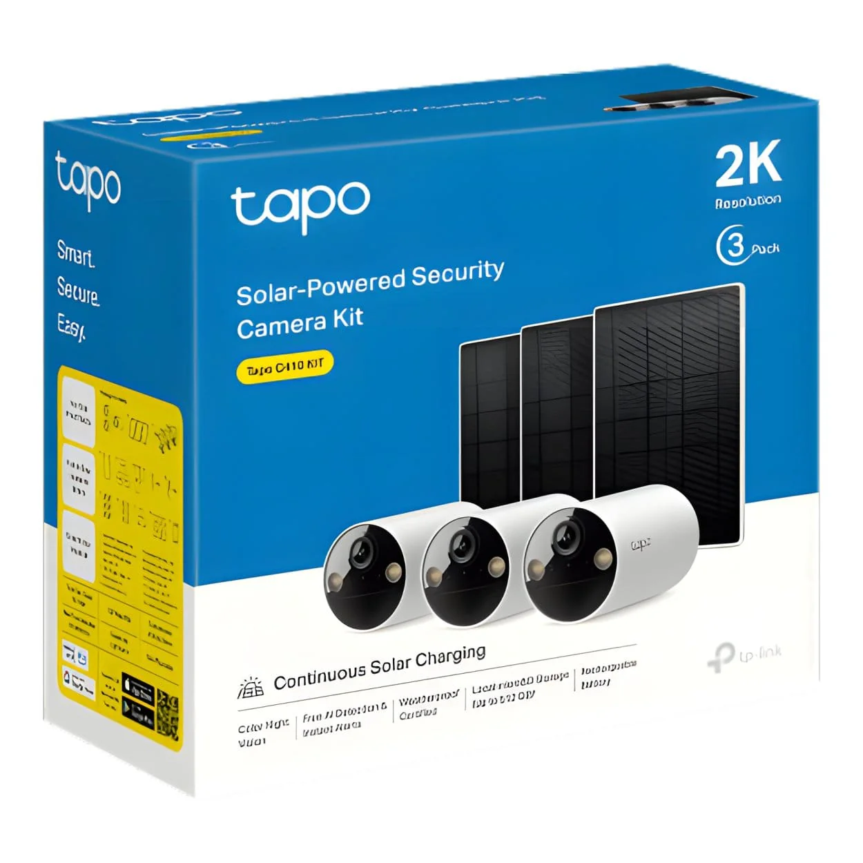 TP-Link Tapo C410 Solar-Powered Security Camera Kit 3-pack - Image 9