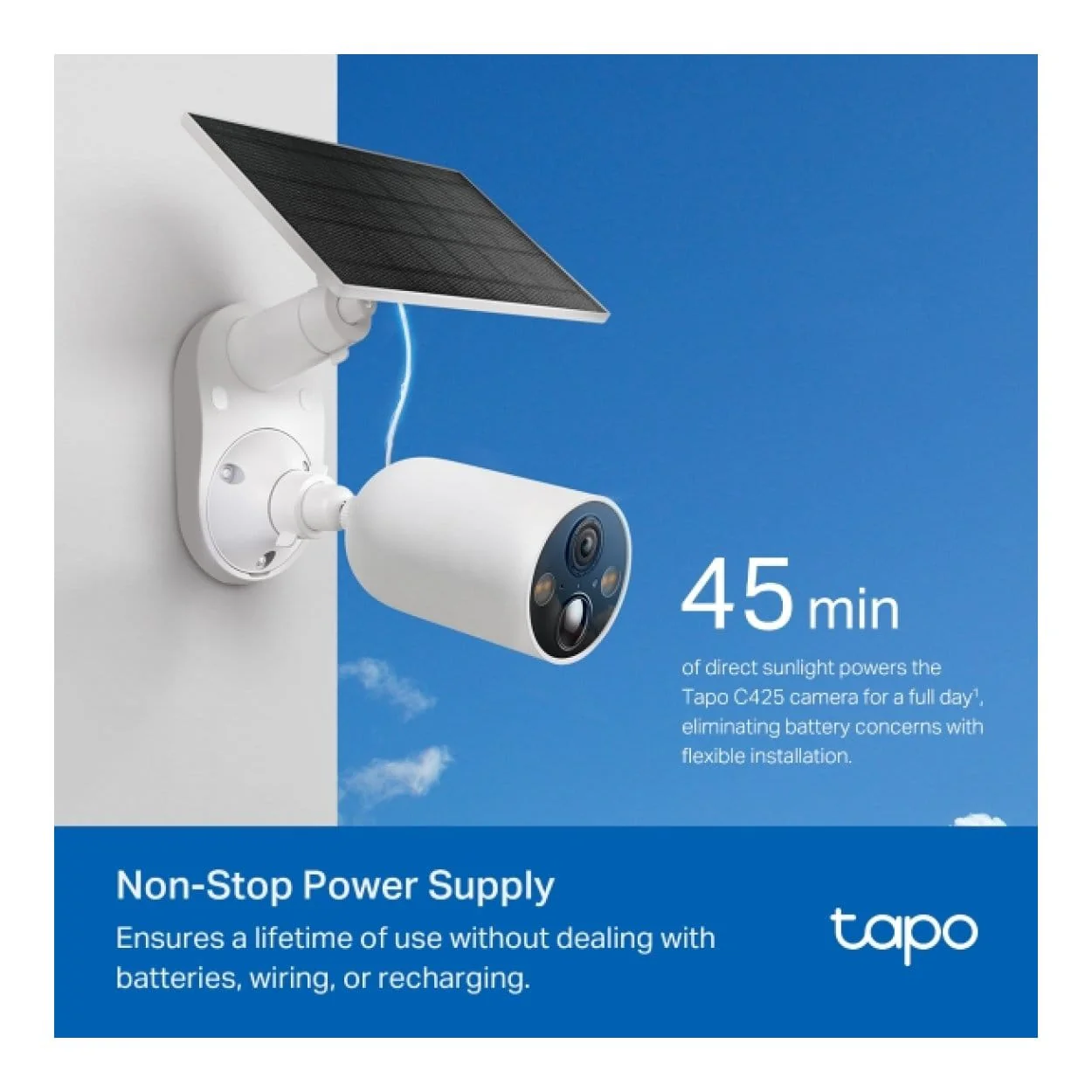 TP-Link Tapo C425 Solar-Powered Security Camera Kit - Image 7