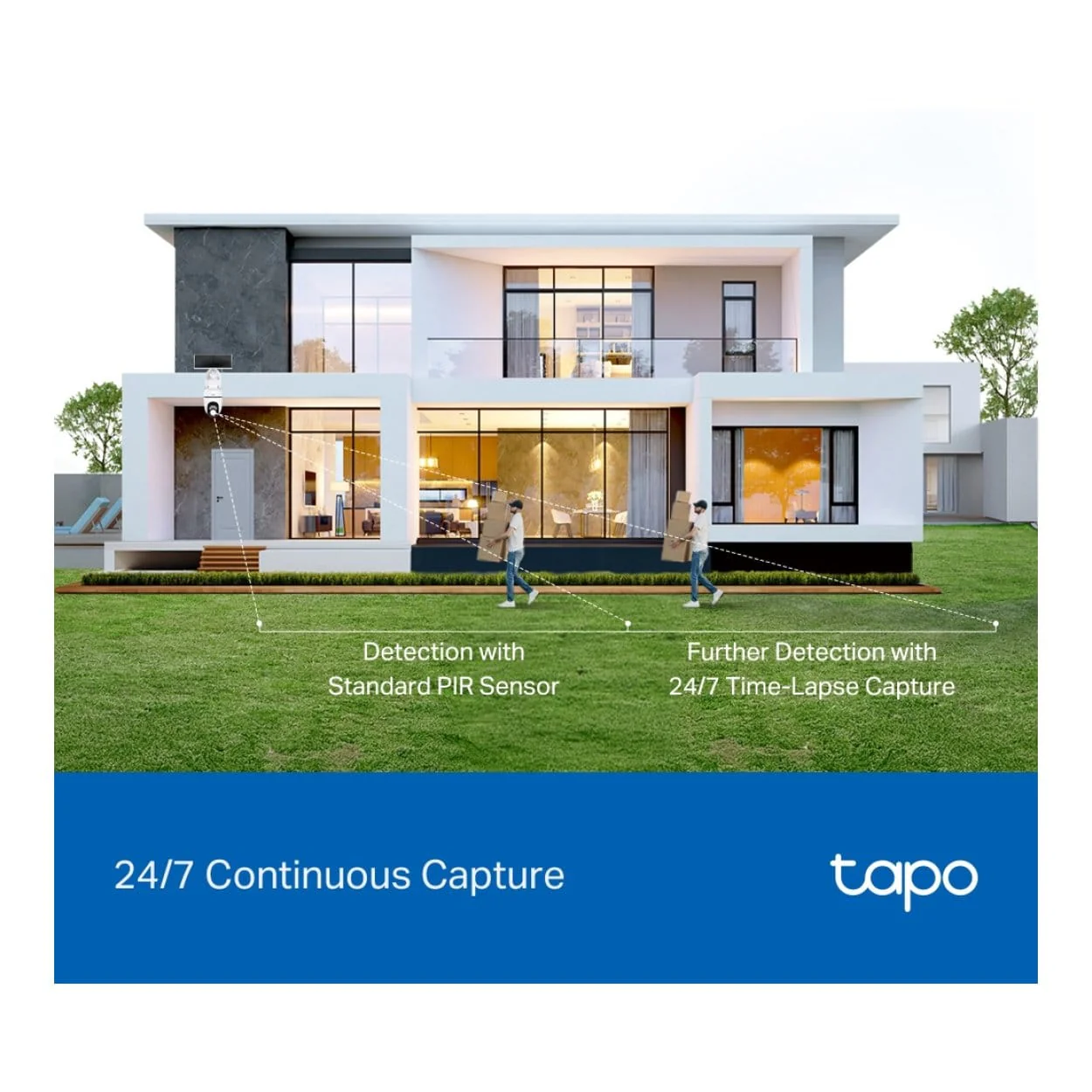 TP-Link Tapo C630 3K 5MP 4.0 mm Solar-Powered Pan/Tilt Security Camera - Image 7